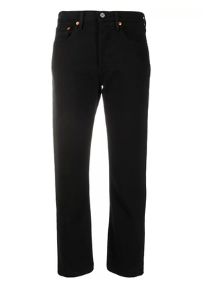 Levi's straight-leg cropped jeans - Black
