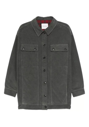 TRUE AVENUE corduroy chest-pocket jacket - Grey