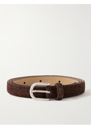 mfpen - 2cm Brushed-Suede Belt - Men - Brown