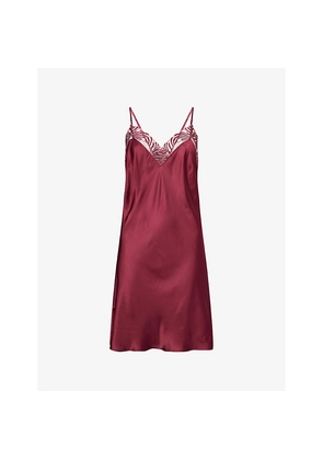 Womens Chantelle Legend Lace-Trims Woven Night Dress