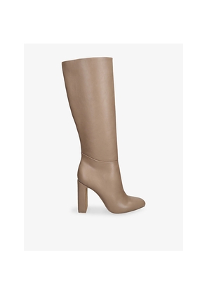 Womens Steve Madden Ally 482 Heeled Faux-Leather Knee-High Boots