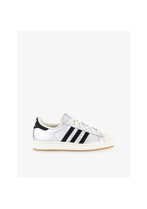 Womens Adidas Superstar II Woven Metallic Trainers