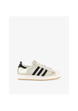 Womens Adidas Superstar II Woven Metallic Trainers