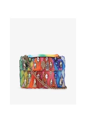 Womens Kurt Geiger London Kensington Sequin Woven Cross-Body Bag