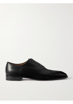 Christian Louboutin - Seriox Cap-Toe Leather Oxford Shoes - Men - Black - EU 40