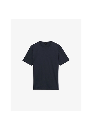 Mens Reiss Count Crewneck Short-Sleeve Cotton T-Shirt