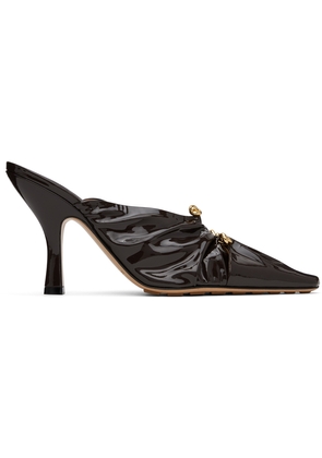 Bottega Veneta Brown Bunnie Mules