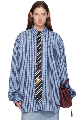 VETEMENTS Blue Tie Shirt