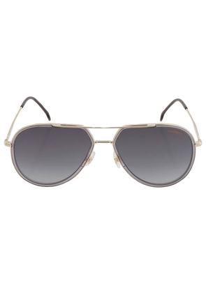 Carrera Grey Shaded Pilot Unisex Sunglasses CARRERA 295/S 0KB7/9O 58