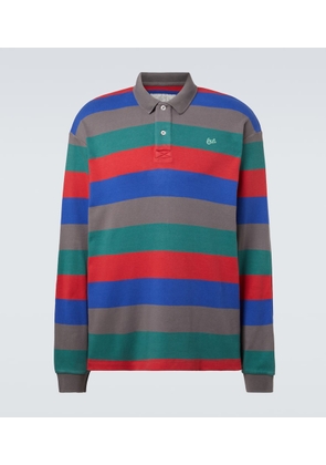 ERL Striped cotton polo shirt