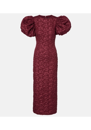Rotate Lori jacquard midi dress