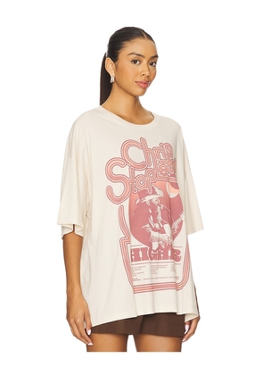 DAYDREAMER Chris Stapleton Higher Tour Tee in Ivory.