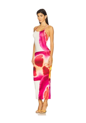 Feners Lagarta Dress in Fuchsia. Size S. Also in M, XS.