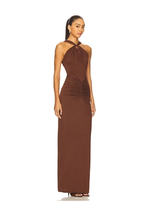 House of Harlow 1960 x REVOLVE Brandy Gown in Chocolate. Size XS. Also in M, S, XL, XXS.