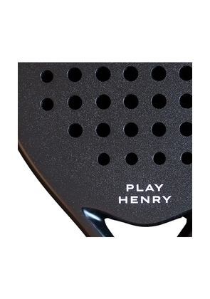 Play Henry Seaview 3k Carbon Fiber Padel Racquet in Black.