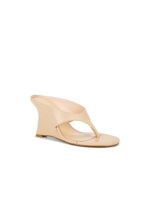 RAYE x Yhasmina Ferrara Jenna Wedge in Nude. Size 7. Also in 10, 5.5, 6.5, 7.5, 8, 8.5, 9, 9.5.