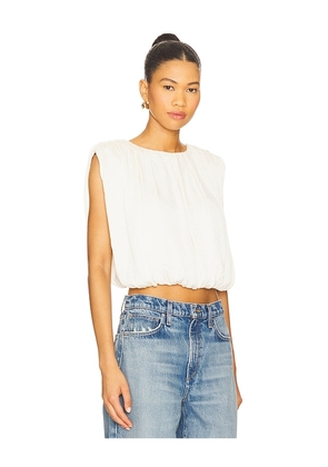 Steve Madden Milana Top in White. Size S. Also in L, M, XS.