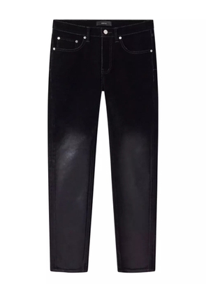Purple Brand P001 flock-dipped jeans - Black