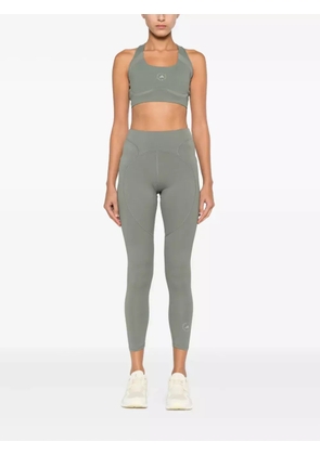 adidas by Stella McCartney circular-panelled leggings - Green