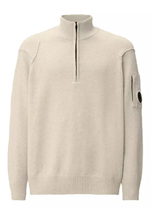 C.P. Company half-zip sweater - Neutrals