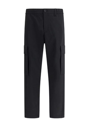 Laminar cargo-pocket trousers - Black