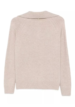 Agnona turtleneck collar sweater - Neutrals