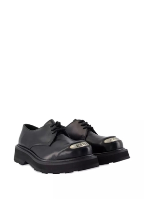 Kenzo 35mm Kenzosmile logo-plaque Derby shoes - Black