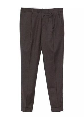 PT Torino virgin wool blend straight-leg trousers - Brown