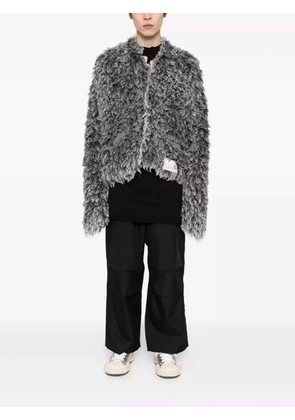 Maison MIHARA YASUHIRO logo-patch cardigan - Black