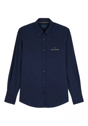 Paul & Shark embroidered-logo shirt - Blue
