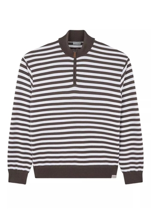 Paul & Shark stripe-pattern sweatshirt - Brown