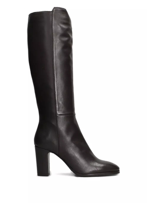 Julie Dee leather zip-detail boots - Brown