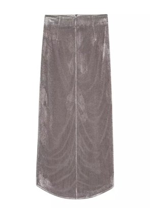 REMAIN asymmetric midi skirt - Grey