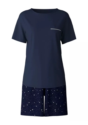 CALIDA pocket star-print pyjamas - Blue