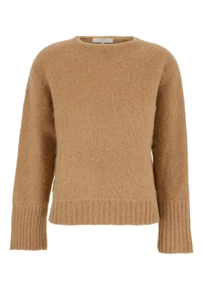 Antonelli ribbed-cuff jumper - Brown