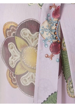 La DoubleJ floral-print blouse - Purple