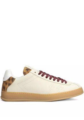 Stkn leopard-panel sneakers - Neutrals