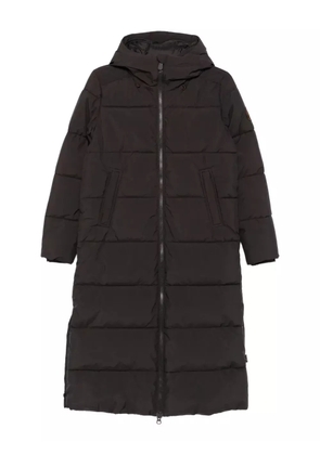 Save The Duck hooded quilted coat - Brown