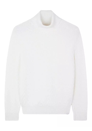 Paul & Shark turtleneck virgin-wool sweater - White
