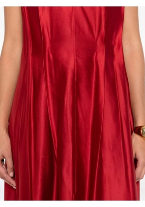 KHAITE Syd V-neck dress - Red