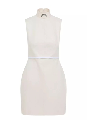 Moschino high-neck sleeveless mini dress - Neutrals