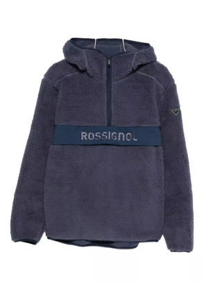 Rossignol fleece half-zip hoodie - Blue