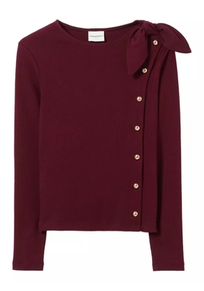 Claudie Pierlot bow-detail blouse - Red