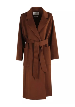 IVY OAK belted patch-pocket jacket - Brown