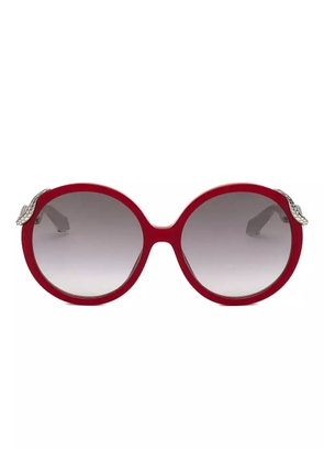 Roberto Cavalli round-frame sunglasses - Red