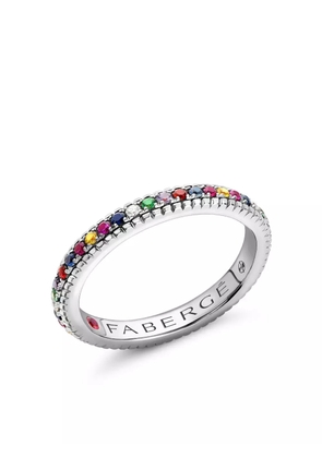 Fabergé 18kt white gold Colour Of Love multi-stone ring - Silver