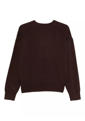 Semicouture wool-cashmere sweater - Brown
