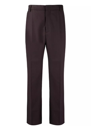 Nanushka Jun twill straight-leg trousers - Purple