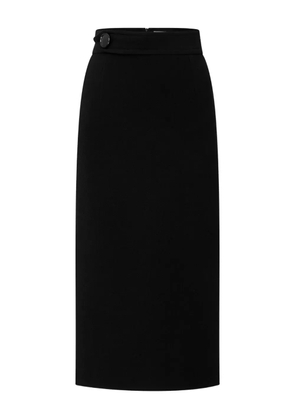 JANE West button-fastening midi skirt - Black