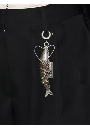 ISABEL MARANT fish domino keyring - Silver